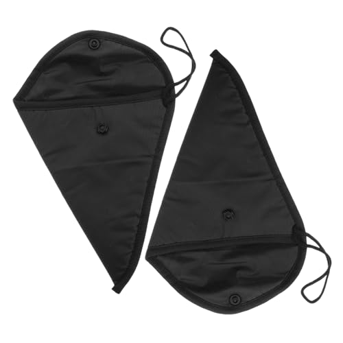 Toyvian 2個 オカリナ収納ポーチ 軽量コンパクト布製キャリングバッグ 耐衝撃防止 携帯用楽器保護ケース アクセサリー 保管用