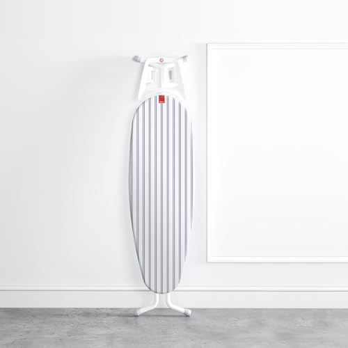 Rayen | Funda Tabla de Planchar Universal | Funda de Planchar Ajuste EasyClip | 3 Capas: Espuma y Tejido 100% Algodón | Muletón | Medida: 130 x 47 cm | Estampado Azul y Blanco
