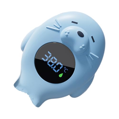 Termómetro de baño de agua – Dispositivo flotante electrónico, pantalla LED de PVC, monitor de temperatura en tiempo real con fácil lectura | Medidor de temperatura de baño digital para piscina, bai