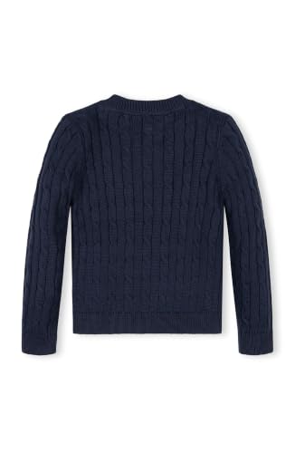 Image of Hope & Henry Girls Cable Front Pullover Sweater