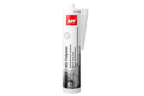 APP MS Polymer - Masilla para carrocería, autocaravana y caravanas desmontable | Beige | 290 ml