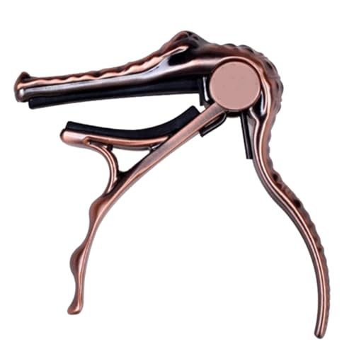 Luxshiny Cejilla para Guitarra Metálica Profesional Diseño Ligero y Accesorio Portátil para Guitarra...