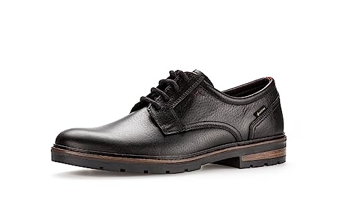 Pius Gabor Hombre Zapatos con Cordones, de Caballero Calzado de Negocios,Gore-Tex,Piel certificada,Plantilla extraíble,Negro (Black) / 01,43 EU / 9 UK