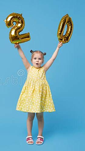 Image of Balloonistics Gold 40-Inch Foil Number 25 Balloon - Fill with Helium or Air for 25th Birthday, Silver Jubilee, Anniversary Party Decoration, Photo Booth Backdrop