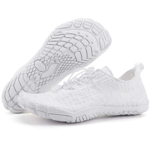 Image of Orgone Hike Footwear Barefoot Shoes Womens Mens, Pro Shoes Women Men Barefoot Hike Shoes Travel Shoes, Healthy & Non-Slip Breathable Barefoot Shoes, White A36