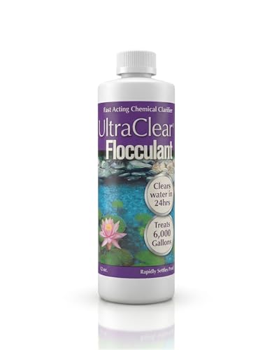 Fast-Acting Pond Clarifier - Rapidly Clears Cloudy Pond Water in 24 to 48 Hours - Treats up to 6 000 Gallons - for Koi Ponds Water Gardens and Outdoor Ponds - Safe for Fish Plants and Pets