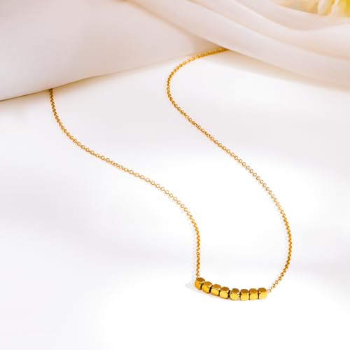Image of Rubans Demi Fine Stainless Steel Necklace Chain Link Gift for Women & Girls