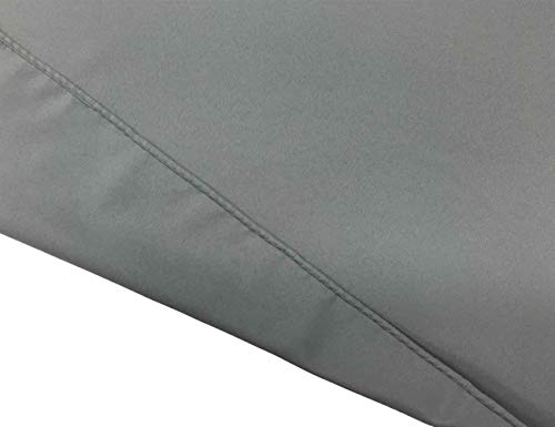 Xmw Multipurpose Solid Styling Hair Salon Polyester Cape With Adjustable Neck Closure, Grey #TOP4