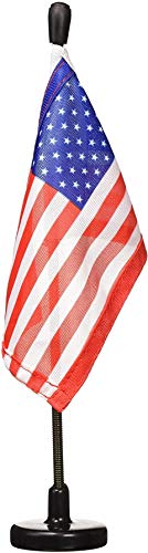 Usa 4' X 6' Flag With Magnetic Base And 11' Tall Flexible Steel Pole