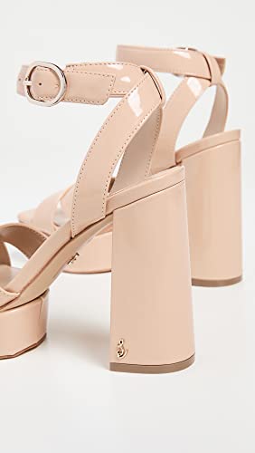 Image of Sam Edelman Haydee Fashion Slip On Open Toe Heeled Slides Sandals