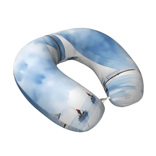 Almohada para viaje espuma viscoelástica tamaño único negro miniatura 2