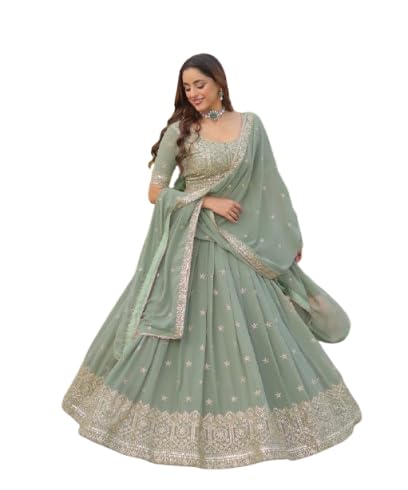 Miss Ethnic Hub's bridal Lehenga Choli With Dupatta Set For Wedding, Party, Ethnic etc.-image-37