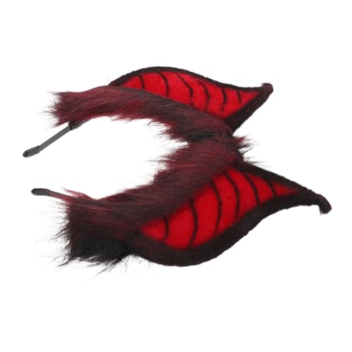 Serre-tête Halloween chauve-souris en peluche légère accessoire déguisement pour femme