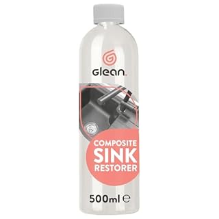 GLEAN Composite Sink Restorer | 500ml | Restores Faded And Discoloured Composite Granite & Quartz Sinks | Suitable for All Suraces | Non-Toxic Food Safe Formula | Weekly Use Maintains Shine