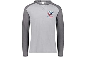 USA Rugby Official Raglan Sleeve Vintage Hoodie