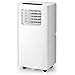 GOPLUS 3 in 1 Mobiles Klimagerät mit Luftentfeuchter und Ventilator, Klimaanlage mit Abluftschlauch und Fensterabdichtung, Fernbedienung & 24h-Timer, 860 W, 53db, für Zuhause/Büro, Weiß