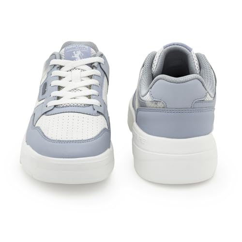 Image of Red Tape Women's Sneakers White Lilac Pu TPU Round Toe Lace-Up