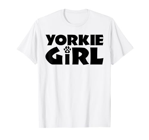 Chica yorkie divertida amante del Yorkshire Terrier Camiseta