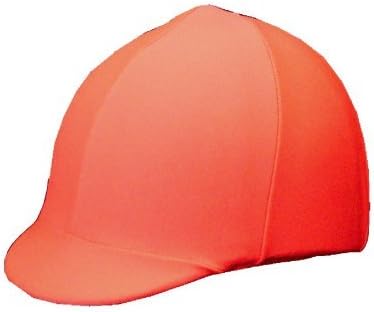 Equestrian Riding Helmet Cover - Hunter Orange
