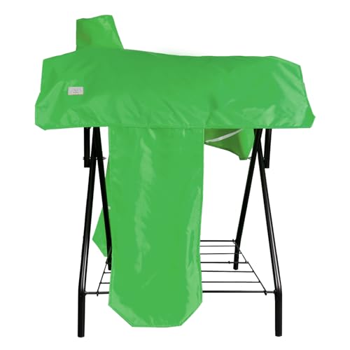 BARN & STABLE Waterproof 420D Oxford Horse Saddle Cover Double-Layer Heavy-Duty Dustproof Horse Saddle Protector with 6 Elastic Straps Fits Most Western and English Saddles 8 Colors