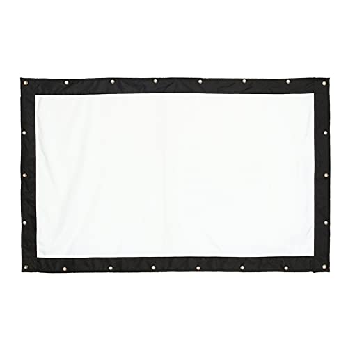 Amazon Crazy 🔥 Deals HD Projector Screen, 200 Inch 16:9 Foldable Wall Mount Outdoor Indoor Film Movie Projector Folding Projection Screen Curtain for Travel Office Home Theater Church
