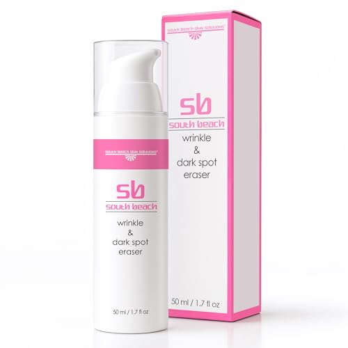 South Beach Skin Solutions Instant Face Tightening & Wrinkle Smoother Visible Lifting Effect in Minutes with Insta-Lift + Insta-Brite Technology Firms Smooths & Brightens Skin (Airless Pump)