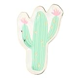 iplusmile Bandeja de Cerámica con Forma de Cactus Soporte para Joyas y Anillos Decoración Femenina para Dormitorio y Escritorio Organizador de Pendientes y Pulseras Regalo para Ocasiones