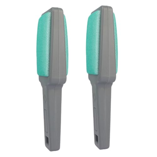 HAWILLOSCH 2個 ステッカー ヘア pet ホコリ 犬の毛のほうき 猫の毛抜き 糸くず除去シェーバー ペットの毛用カーペットブラシ ペットの毛取りブラシ 衣類の糸くず除去ツール 布 Green