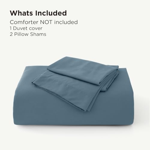 Image of Bedsure PureWoven Cooling Duvet Cover, Ideal for Hot Sleepers, Queen Size