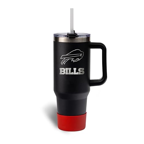 Image of The Memory Company Officially Licensed NFL - Buffalo Bills 46oz Game Day Tumbler with Laser Engraved Team Logo