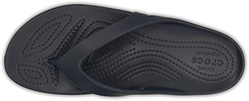 Image of Crocs Womens Casual Wear Flip Flops (Navy 4)