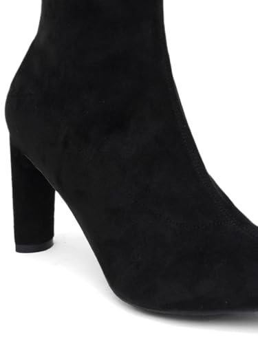 Image of SHERRIF Block Heel Calf Length Boots for Women