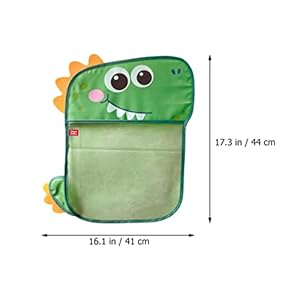 Zerodeko Bath Toy Storage Bag: Dinosaur Design Baby Bathtub Toys Organizer Pouch Beach Toys Container Shower Quick Drying Mesh Net for Kids and Toddlers Zerodeko Bath Toy Storage Bag Dinosaur Design Baby Bathtub Toys Organizer Pouch Beach Toys Container Shower Quick Drying Mesh Net for Kids and Toddlers