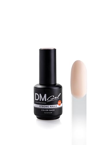 DM Professional Building Nail Gel, Builder In A Bottle, Nail Strengthener, Apex Building Long Lasting UV Gel, Gel Nail Polish Neutral Colors: Beige, Nude, Franch Manicure, Pink (Beige)