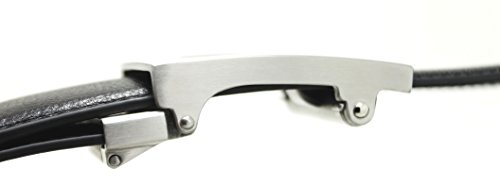 KORE Men's Full-Grain Leather Track Belts | “Eureka” Stainless Steel Buckle4