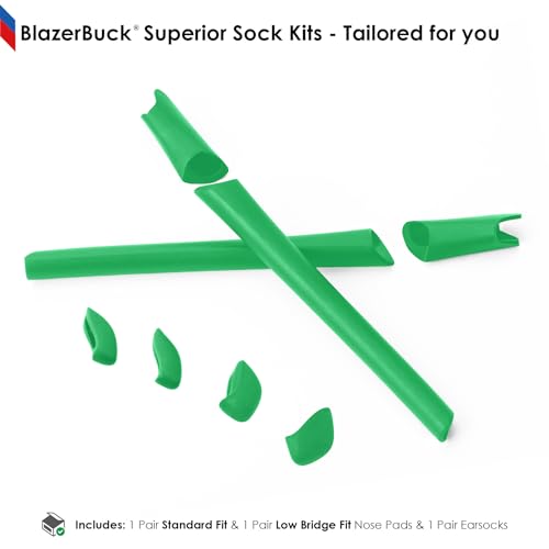 Image of BLAZERBUCK Replacement Sock Kits Earsocks & Nosepieces for Oakley Half Jacket XLJ Sunglass