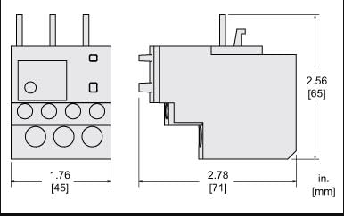 LRD22C Schneider Thermal Overload Relay 16-24 Amp