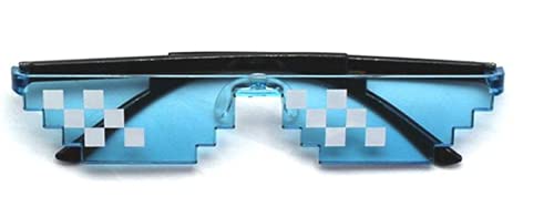 Image of Thug Life Sunglasses Pixel Gangsta Life Funny Novelty Shades