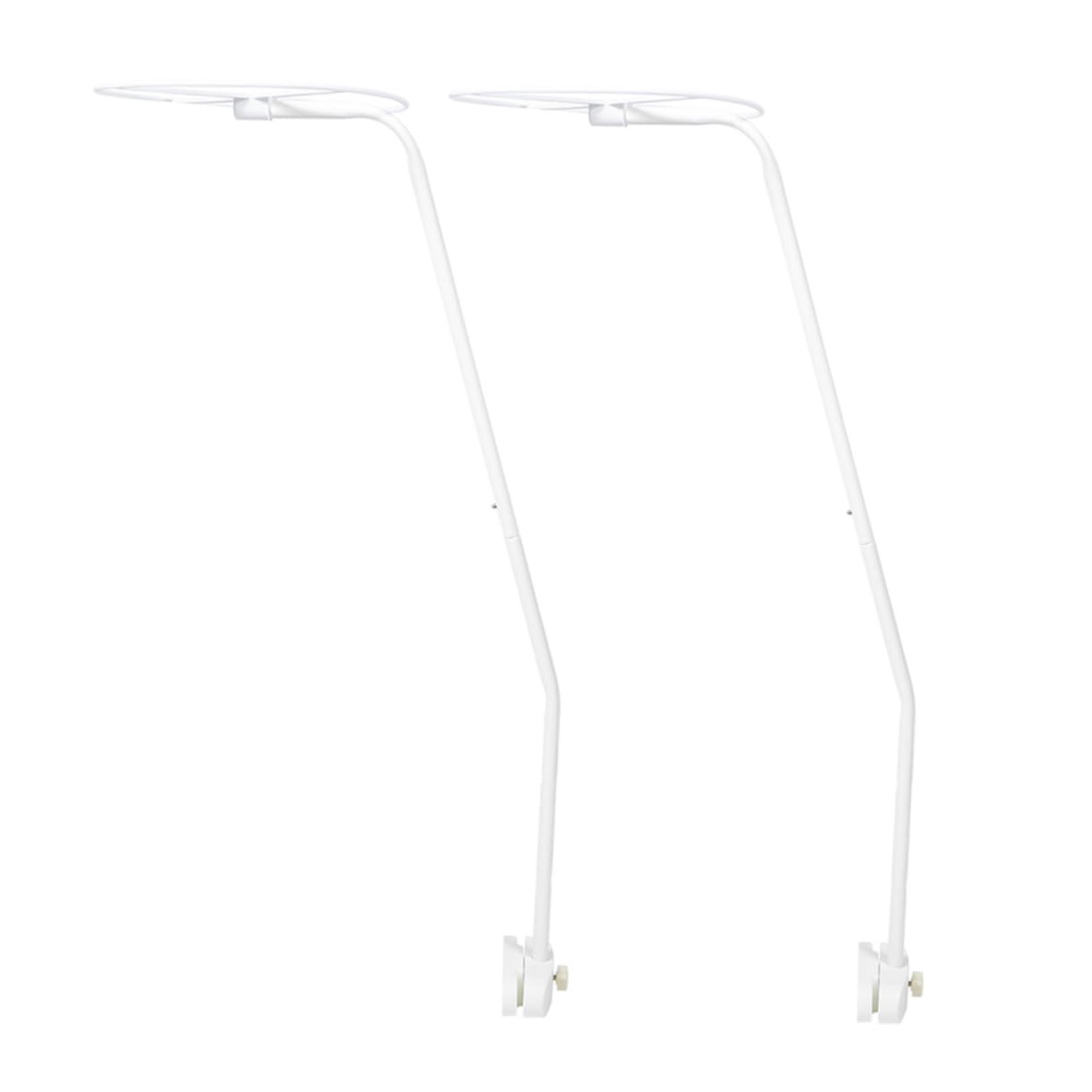 2 Set per Baldacchino per Culla Acciaio da per Zanzariera Facile da Installare e Compatibile con Vari Culla Design Smontabile per Pulizia e Stoccaggio Semplificati