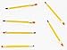 Dollhouse Miniature Pencils, 6 Pack