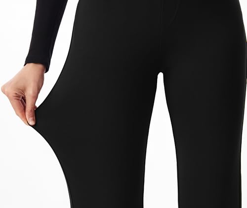 AFITNE Women's Yoga Dress Pants Stretchy Work Slacks Straight Leg Office Casual Pull On Pants 27"/29"/31"/33"