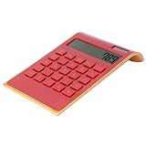 Eacam Solarrechner Dual Power Solar Calculator, Tilted LCD -Display, Breite Computertaste, 10...