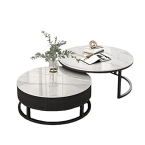 エレガント ネストテーブルセット - 焼結石×ゴールド脚　2脚 KanademonoBlackLowRectangleLeg