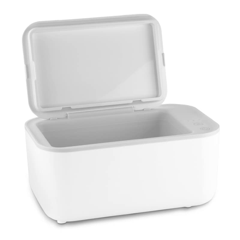 NENO Calor – chusteczki nawilżane Baby Box – podgrzewane pudełko na chusteczki nawilżane – wilgotne chusteczki 3 stopnie ogrzewania – chusteczki dla niemowląt z utrzymywaniem ciepła i nawilżeniem