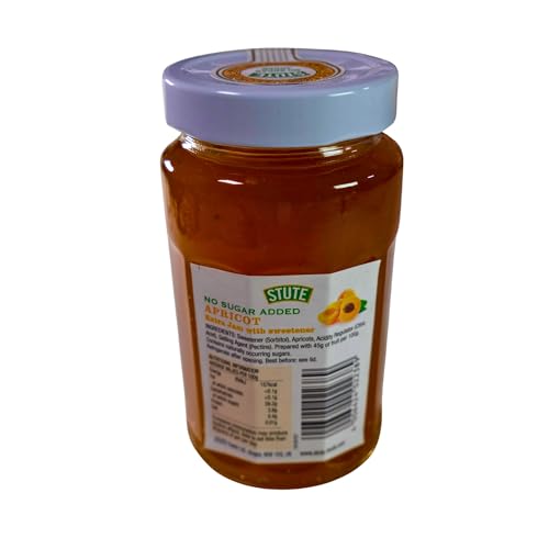 Stute No Sugar Added Diabetic Apricot Extra Jam, 15.17 oz ℮ 430 g