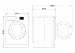Bauknecht WATK Sense 117B 59 C Waschtrockner / 11kg Waschen / 9kg Trocknen/EEK C/Kurz 30° / Anti-Allergie-Programm/Damp...