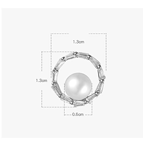 Boucles d'oreilles de luxe en argent et perles, le cadeau idéal