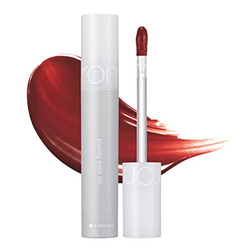 [rom&nd] Glasting Water Tint 4 colors | Vivid color, Glossy Finish, Long-lasting, moisturizing, Highlighting, Natural-beauty | K-beauty | 4g/0.14oz No.12 OMIJA RED