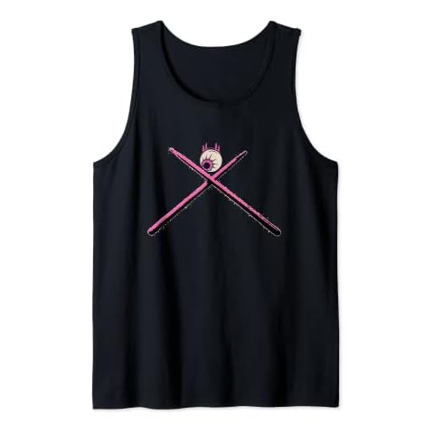 Drumsticks Drummer Halloween funny gifts Tank Top Cover