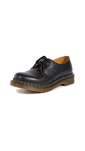 Dr. Martens Herren 1461 Smooth 59 Last Derby, Schwarz Black Gelbe Nähte,...